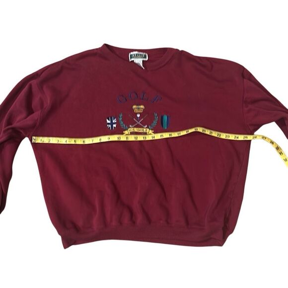 Ivy Club classics vintage embroidered sweatshirt golf preppy 90s Y2K M - Picture 4 of 6